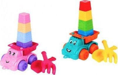 Technok Auto wywrotka z akcesoriami do piasku TechnoK 7051 p14 mix cena za 1 szt