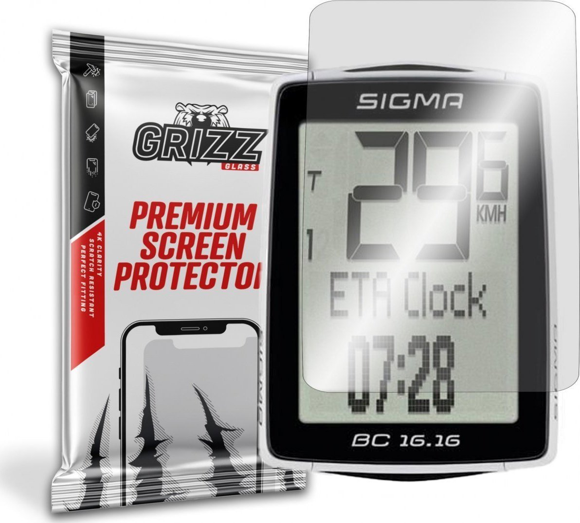 GrizzGlass Szkło hybrydowe Grizz Sigma Sport BC 16.16