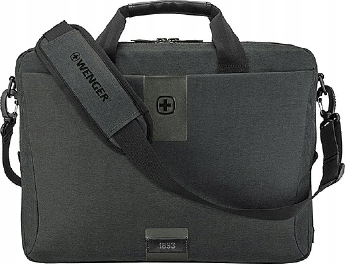 Torba Wenger Wenger MX ECO Brief, notebook case (grey, up to 40.7 cm (16))