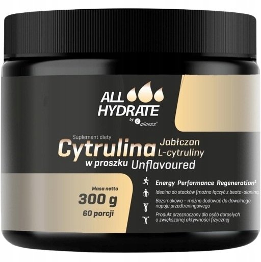 Big Nature ALLHydrate Cytrulina jabłczan l-cytruliny 300g 60 porcji one size
