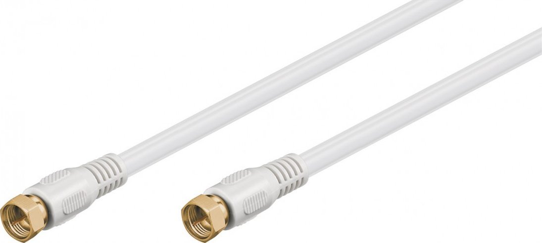 Kabel Goobay Antenowy (F) 1.5m biały (67290)