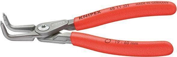 Knipex Szczypce do pierscieni osadczych wewn,wygiete, fosforanowane na szaro J01 mm KNIPEX