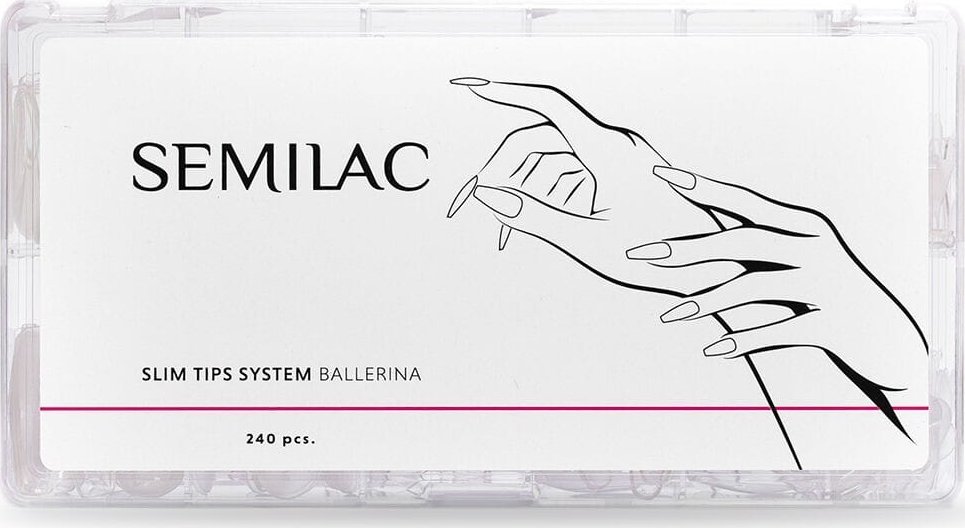 SEMILAC Slim Tips System Ballerina 240 szt.
