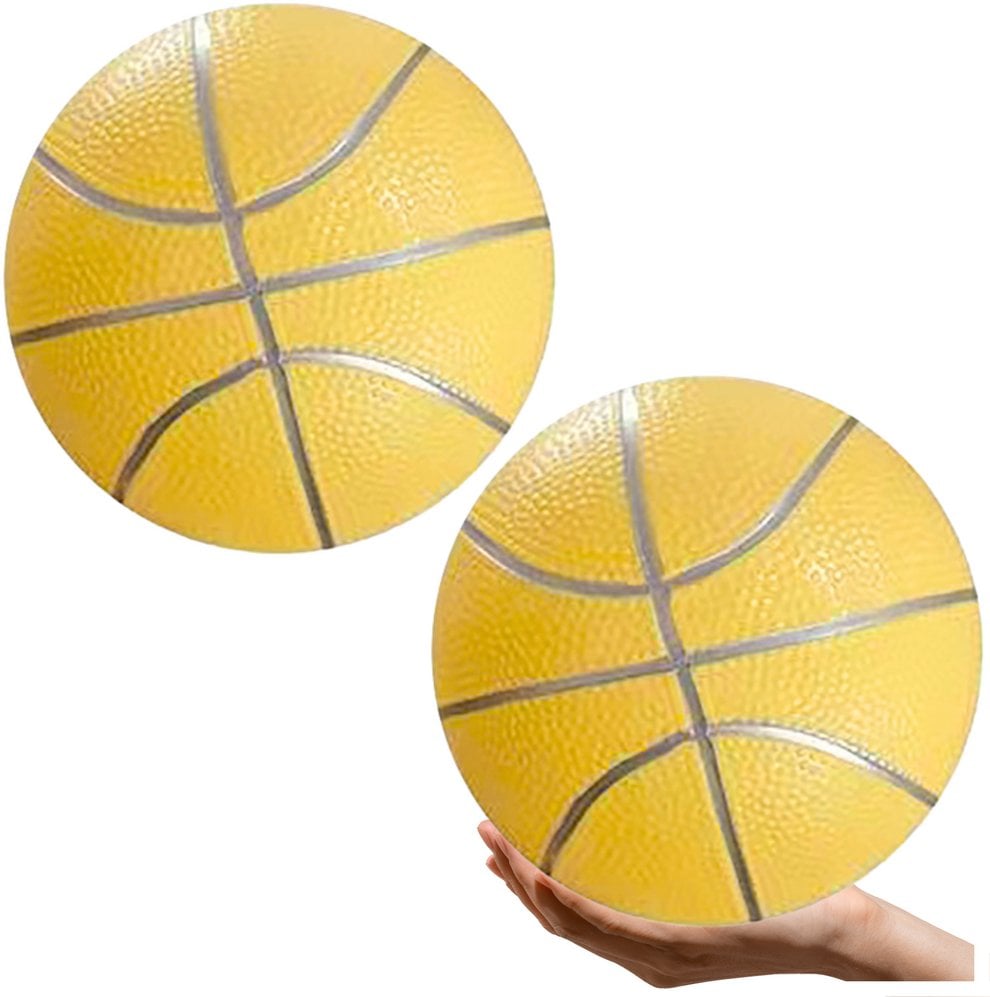 Piłka Plażowa Gumowa Pastelowa Żółta Lekka 20cm