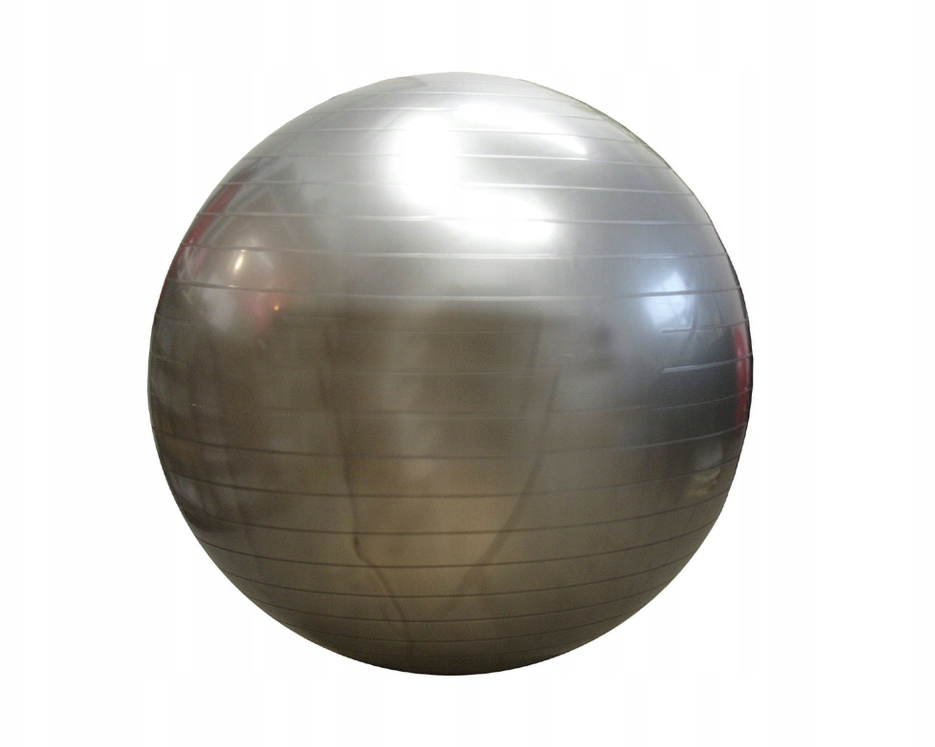Piłka Gimnastyczna do Ćwiczeń Treningu KUBISPORT 75 cm Szara