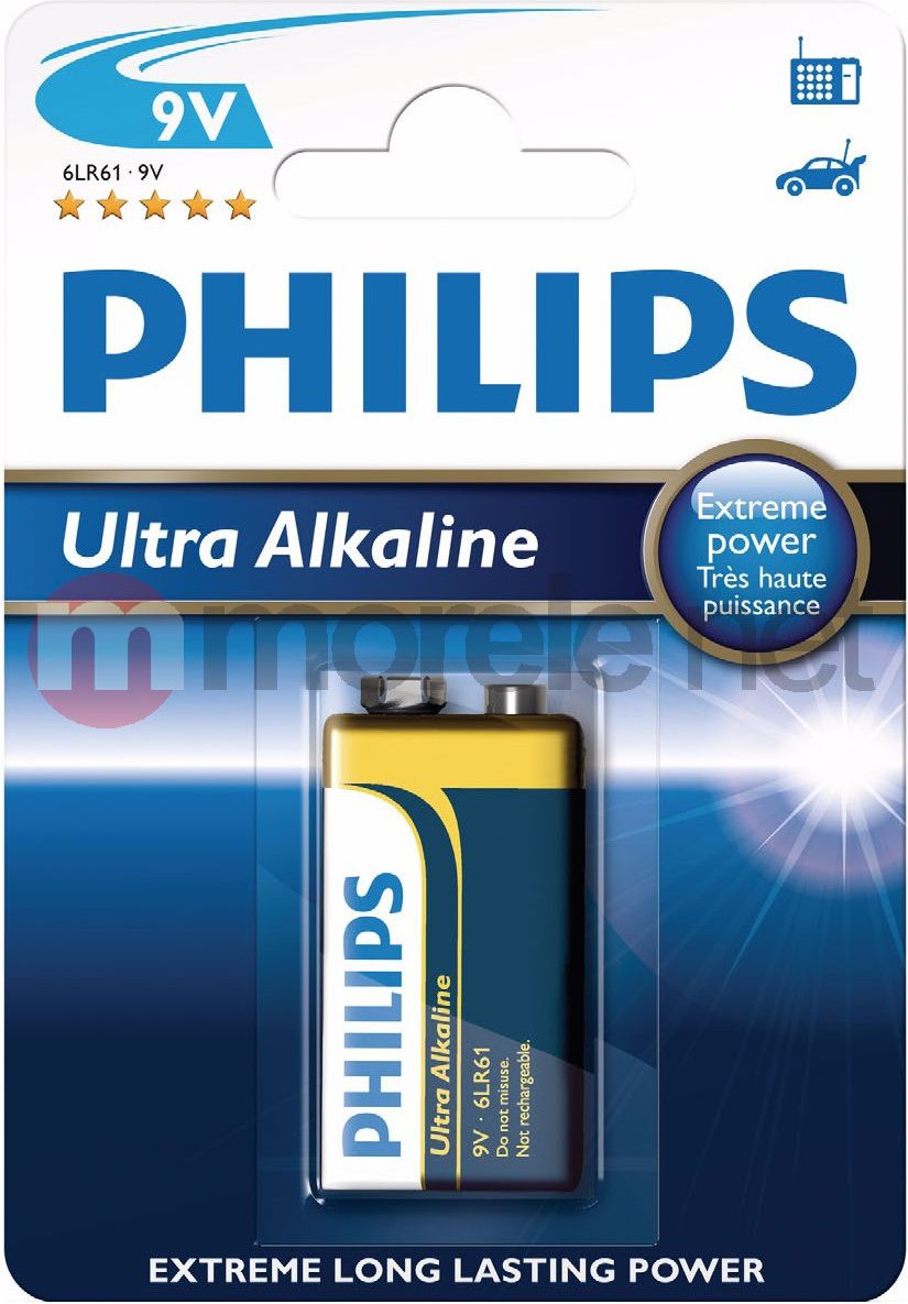 Philips Bateria Ultra 9V Block 1 szt.