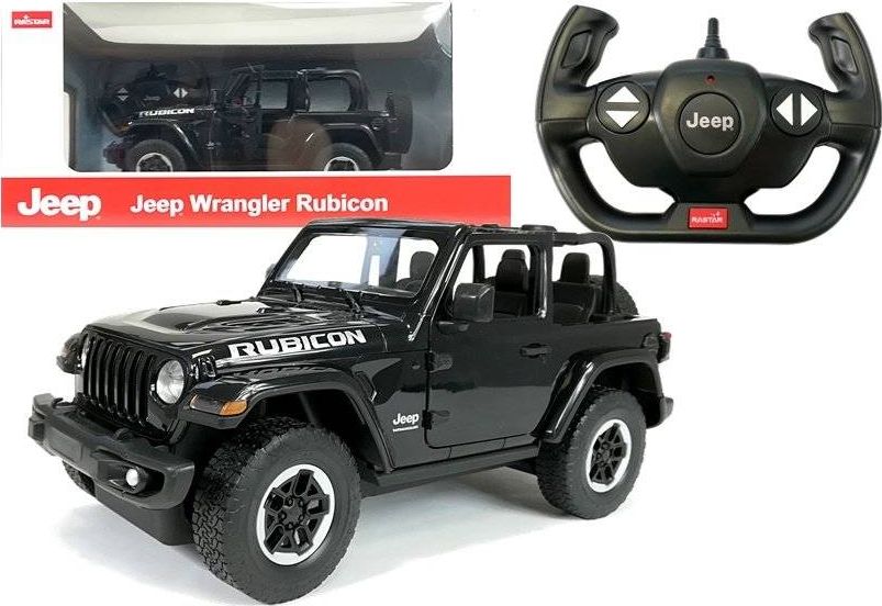 Rastar Auto R/C Jeep Wrangler Rubicon 1:14 Rastar Czarny