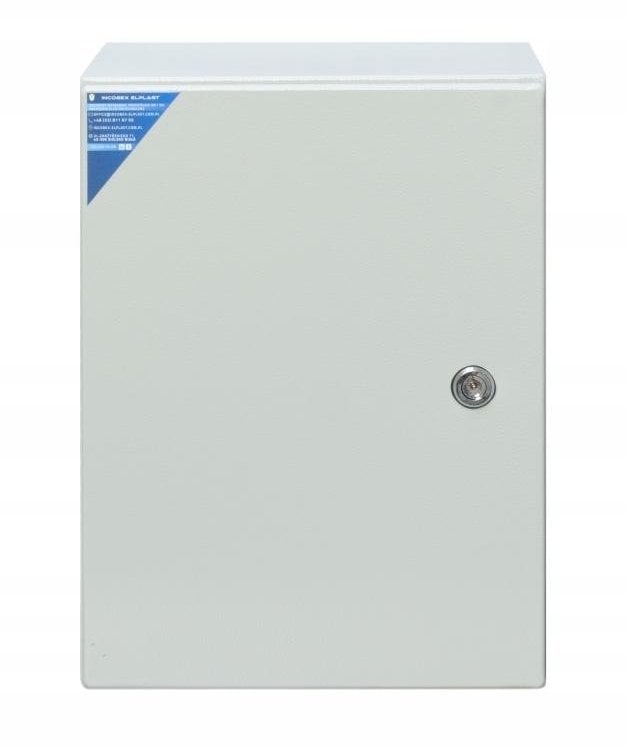 Obudowa metalowa 300x200x150 IP66 IK10 RAL7032 z płytą montażową ELM-2550901