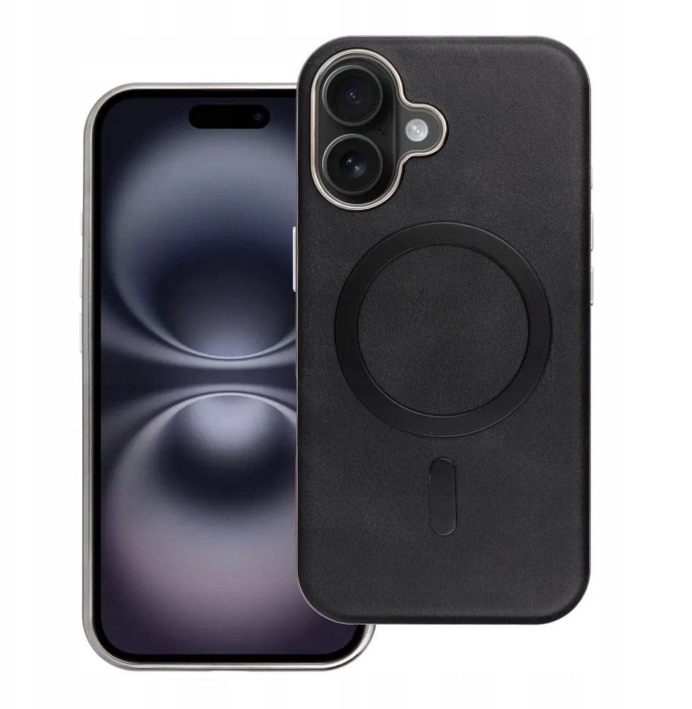 Futerał GENTLEMAN MAG COVER kompatybilny z MagSafe do IPHONE 16 PRO MAX czarny