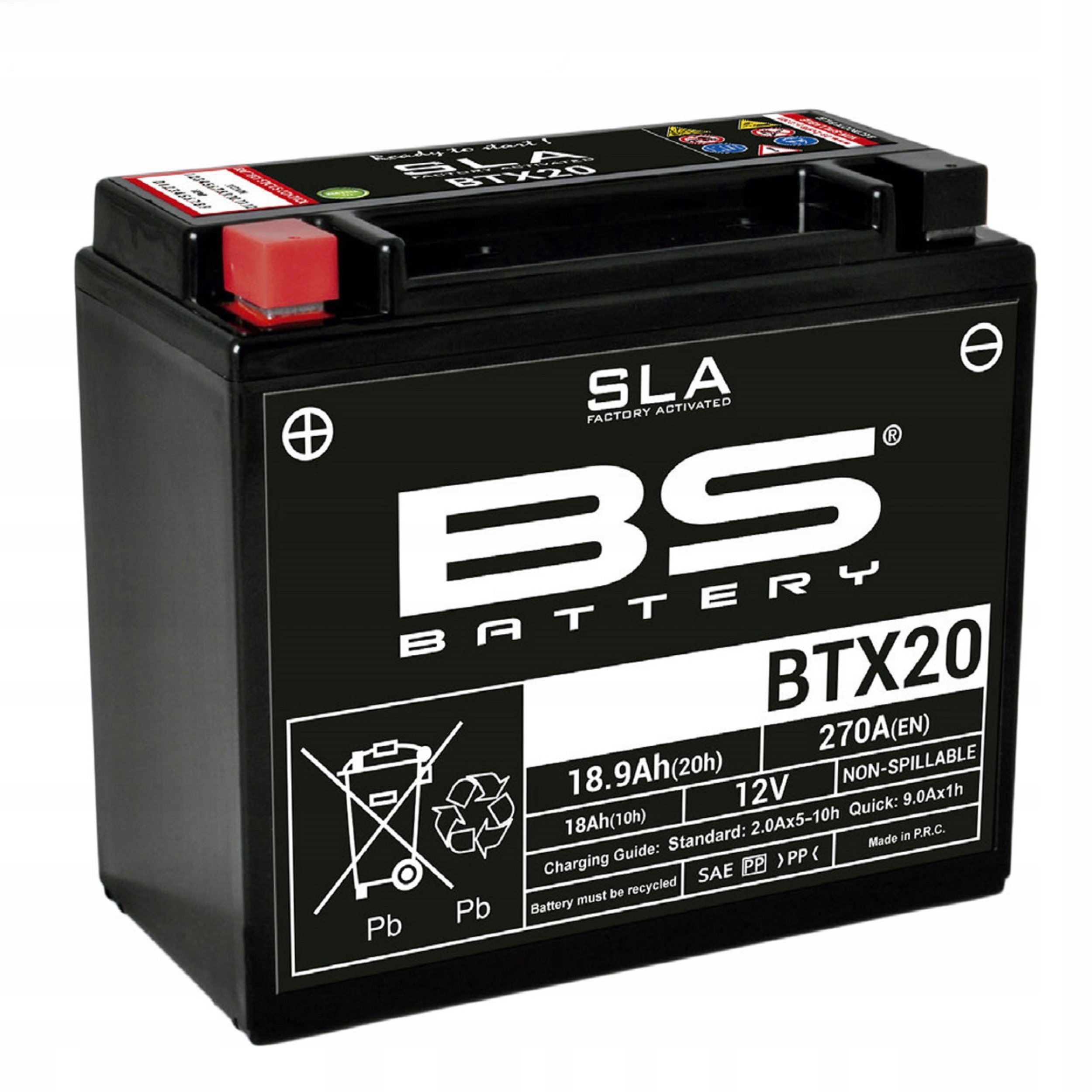 Akumuliatorius BS-Battery BTX20 SLA 270A 18.9Ah