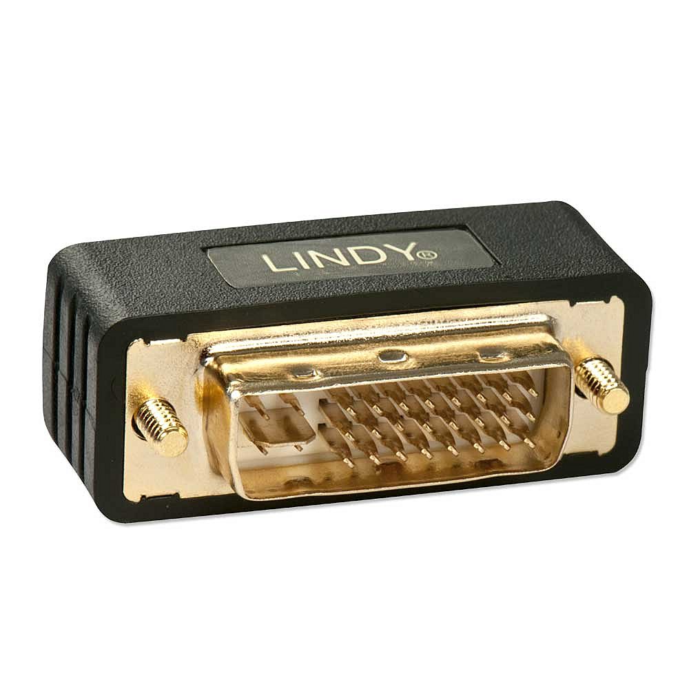 Adapter AV Lindy DVI-I - DVI-I czarny (41099)