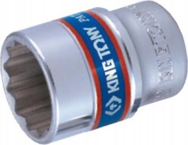 King Tony NASADKA KRÓTKA 1/2" 13mm x 38mm 12-kąt. Cr-v King Tony