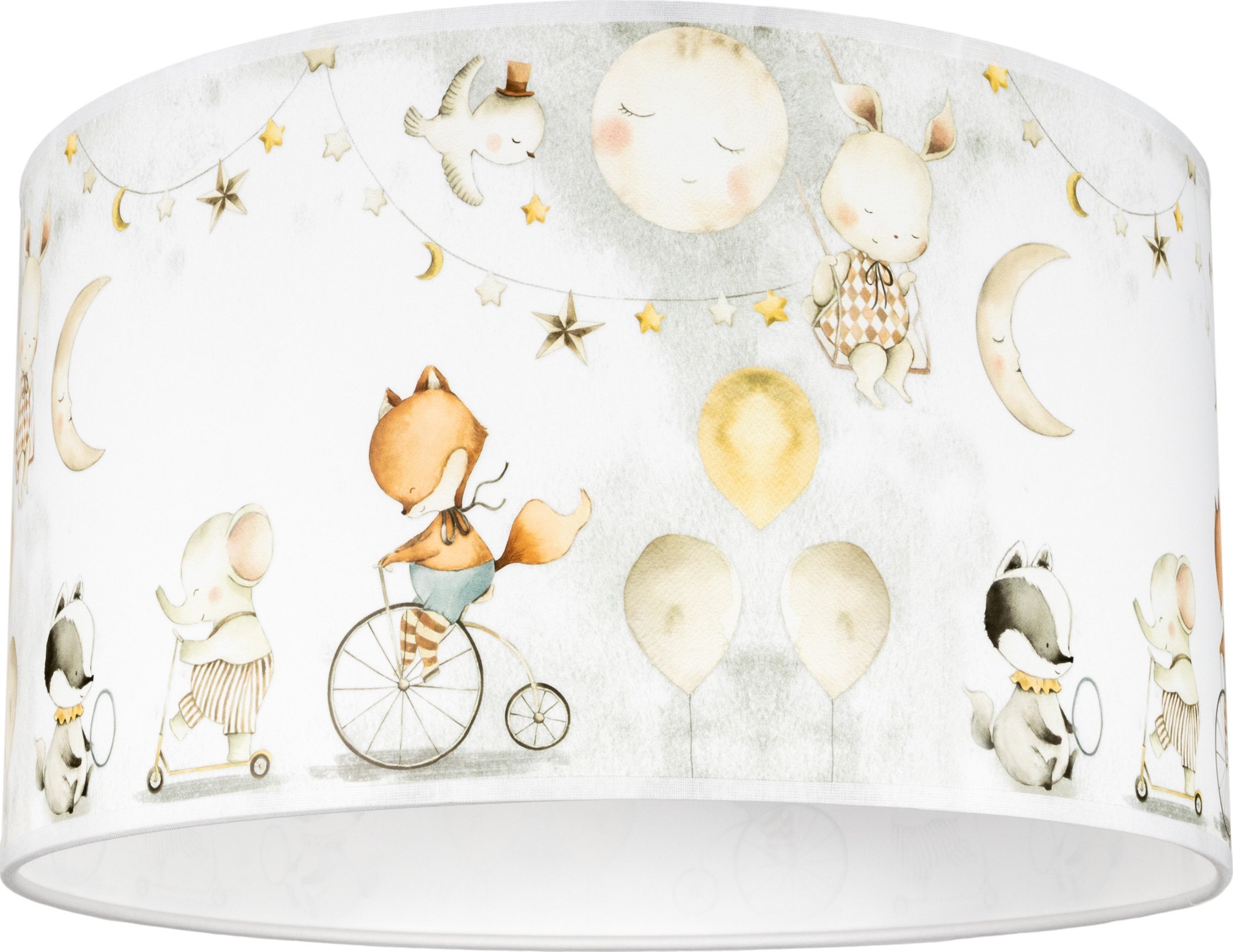 Lampa sufitowa dziecięca plafon CYRK 2 CIRCUS 2 biała 1 x E27 0915