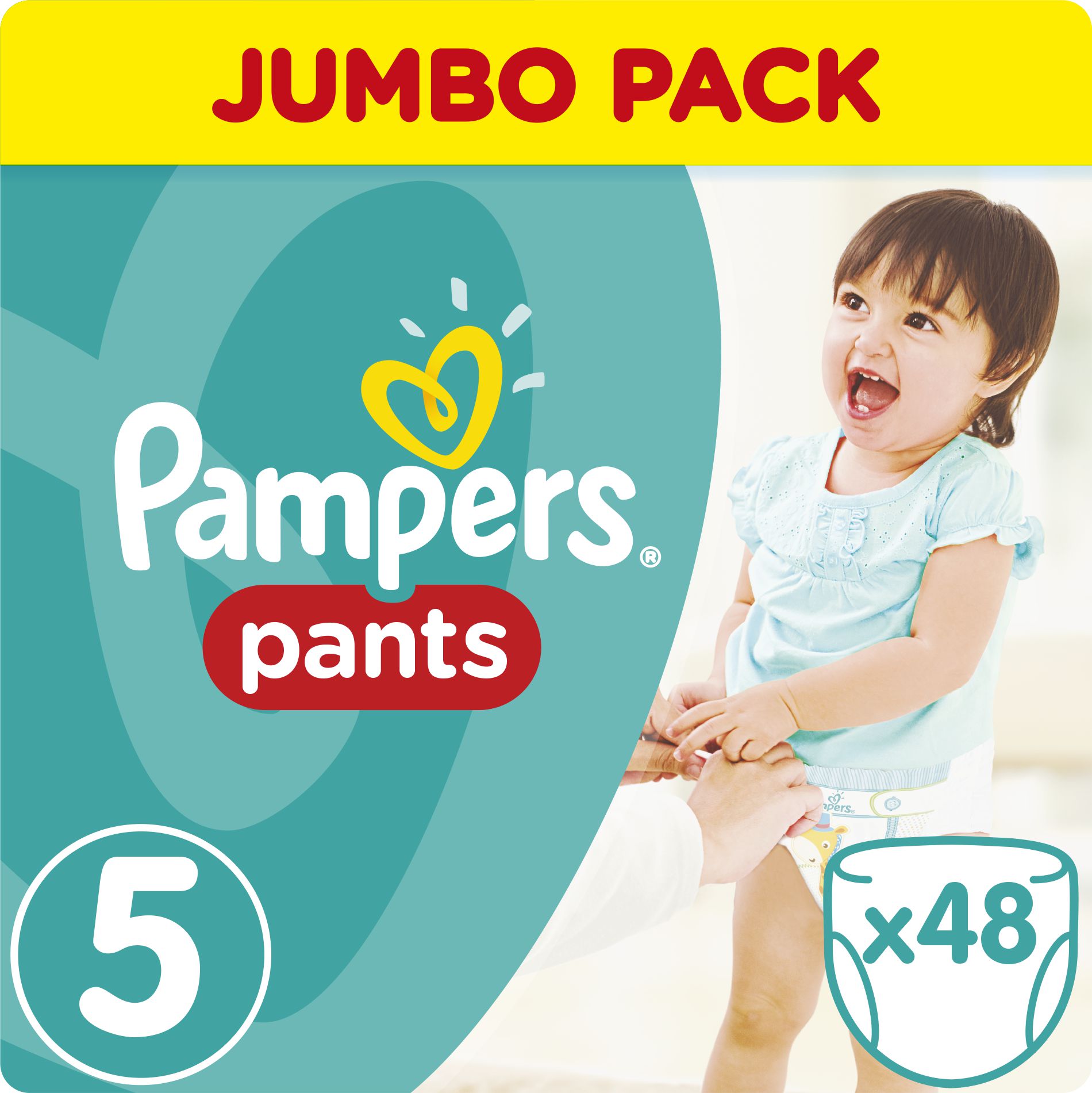 Pampers Pieluchomajtki Pants 5, 12-17 kg, 48 szt.