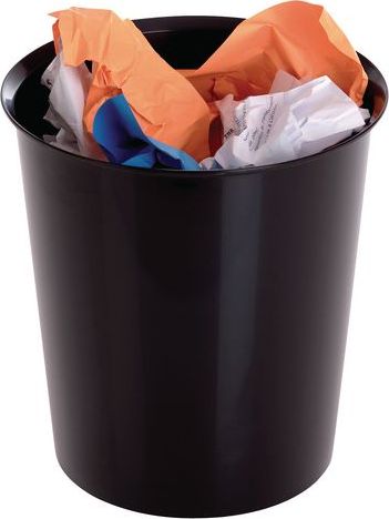 Kosz na śmieci Staples 16L czarny (C73674)