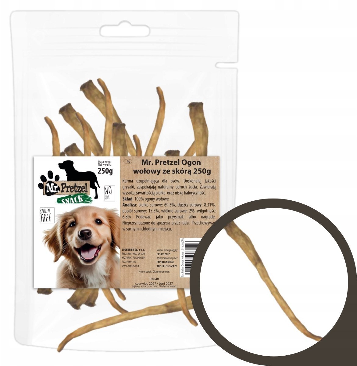 Mr Bandit Mr. Pretzel Wołowe płuca 100g