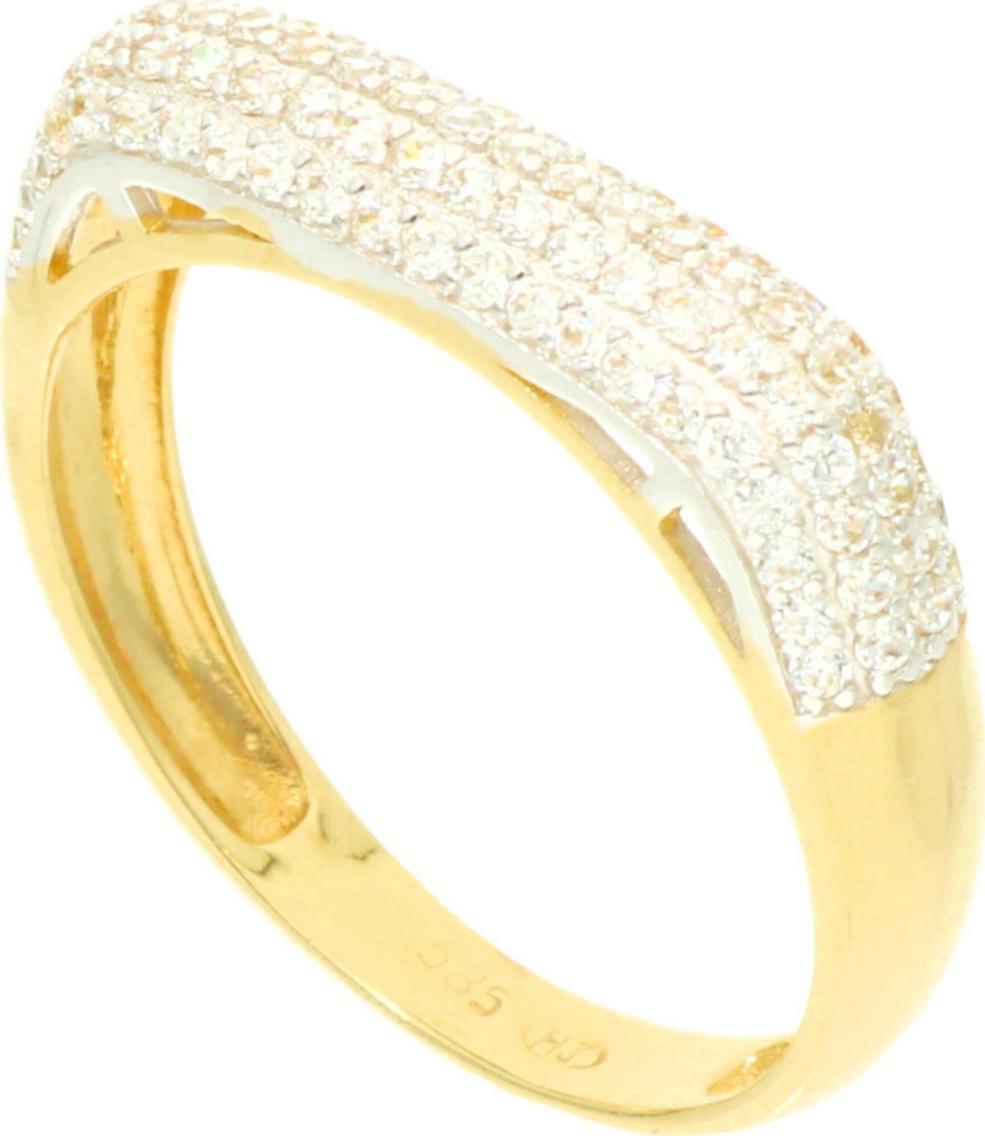 Rosanto Złoty pierścionek z cyrkoniami roz. 18 585 14k