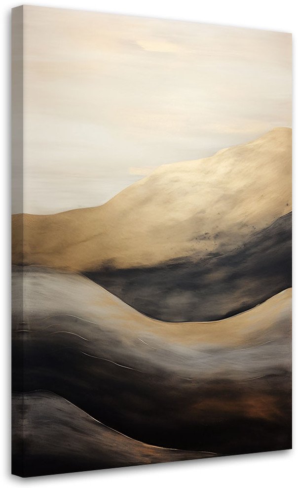 Feeby obraz na płótnie złote fale 70x100 large