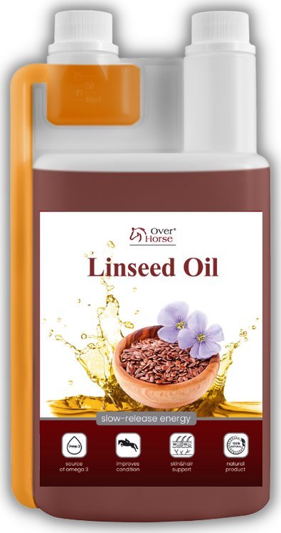 Triton OVER HORSE Linseed Oil-olej lniany dla koni 1L