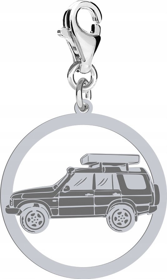Radziszewska Jewellery Charms Srebrny Auto Wyprawowe Discovery Prezent ŻYCZENIA GRATIS