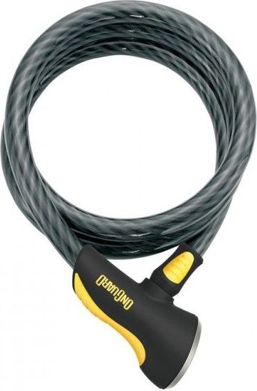 OnGuard Zapięcie rowerowe Akita 8036 szaro-żółte (17908)