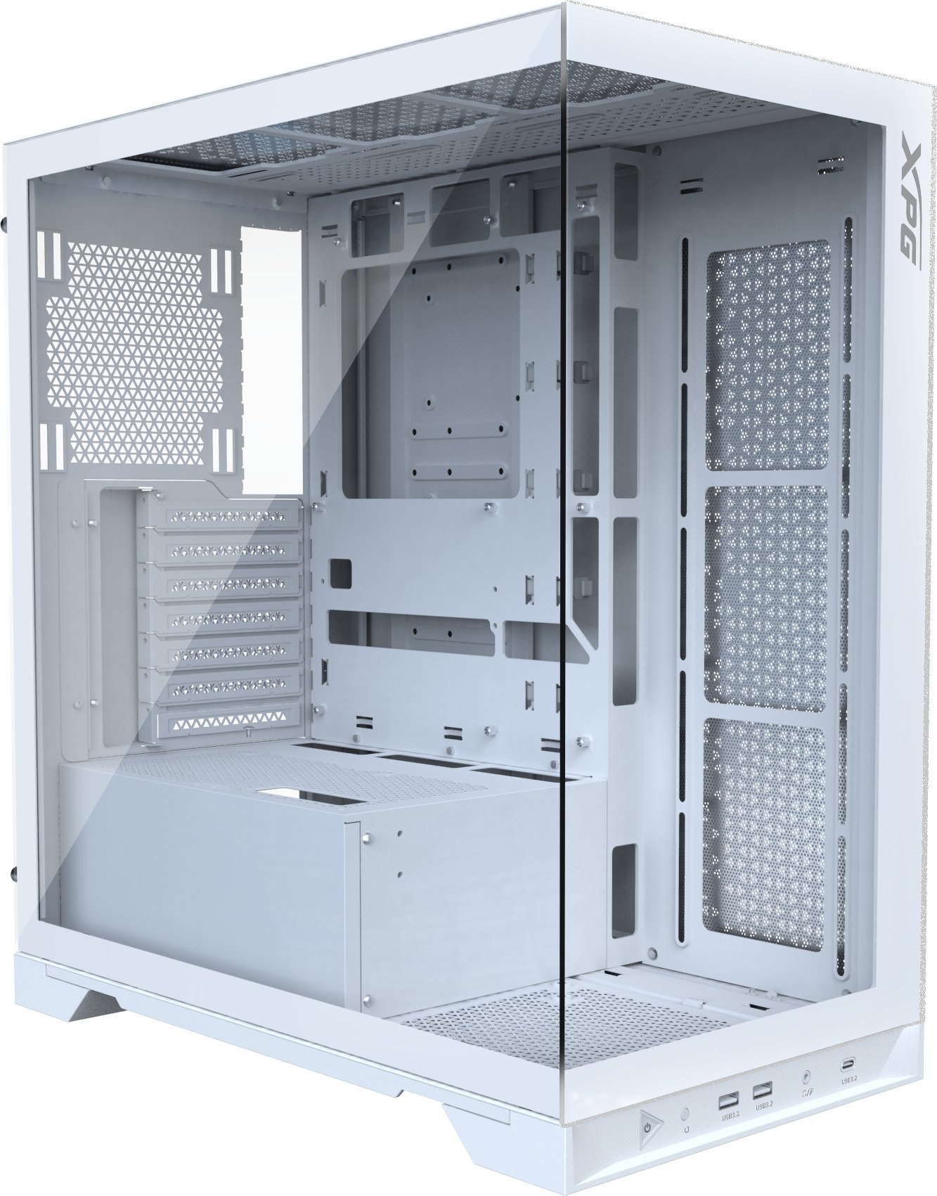 Obudowa XPG Invader X biała (INVADERXMTWOF-WHCWW)