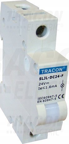Tracon Electric Modułowa lampka sygnalizacyjna LED biała 230V SLJL-AC230-F