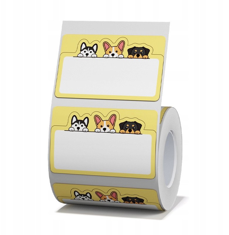 .NIIMBOT Etykiety Naklejki 50*31mm PIESKI 220szt do B21/B3S/B1 Oryginalne