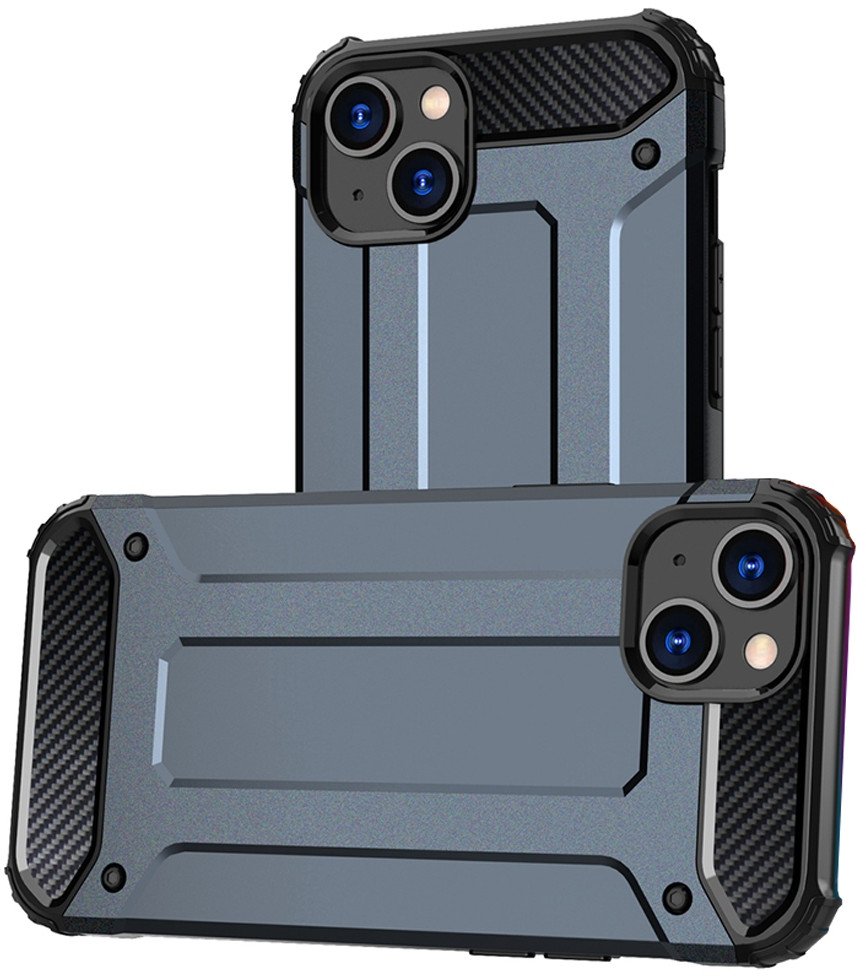 Hurtel Pancerne etui Hybrid Armor do iPhone 15 - niebieskie