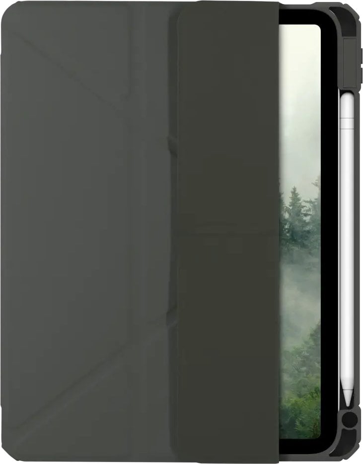 Etui na tablet dbramante London ICON Flip-case do tabletu z tworzywa sztucznego leśny cień fur Apple 11-inch iPad Air M3 Wi-Fi, M3 Wi-Fi + Cellular
