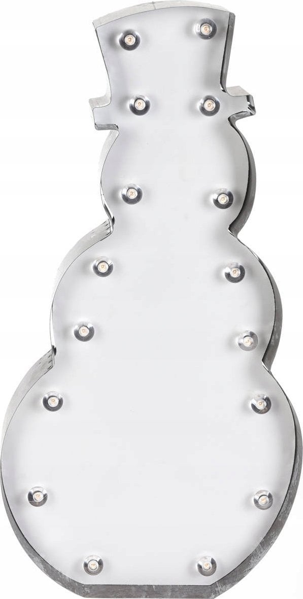 Dekoracja świąteczna Home Styling Collection Dekoracja z oświetleniem LED: bałwanek