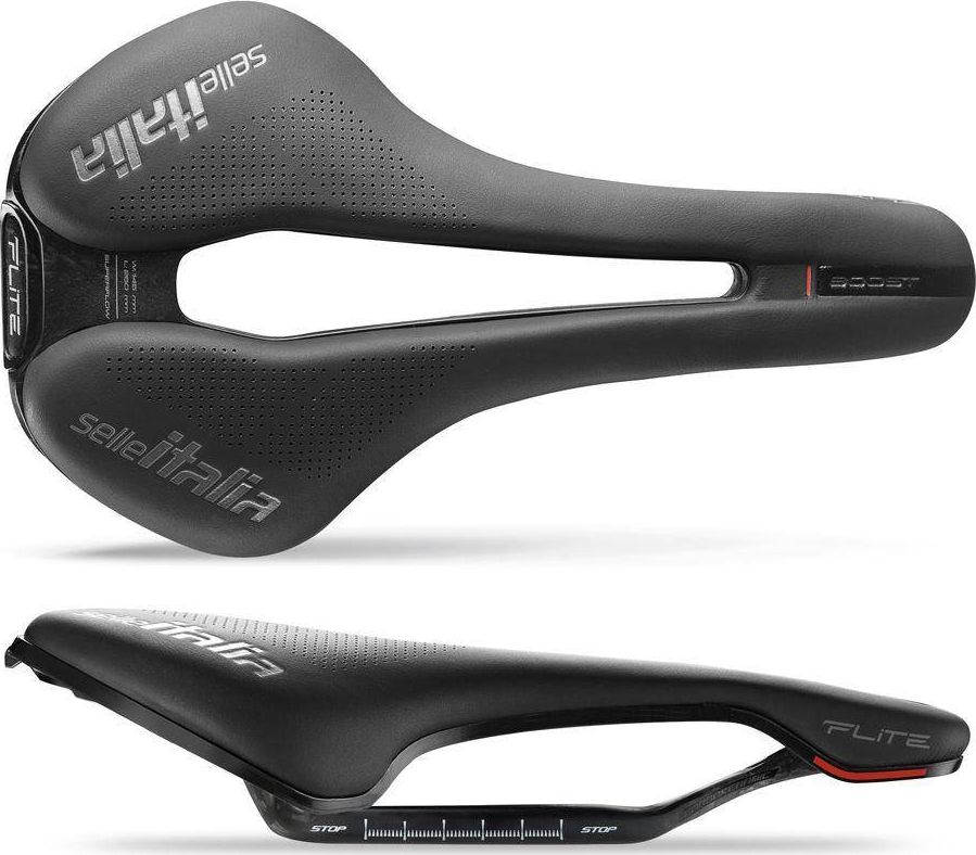 Selle Italia Siodło SELLE ITALIA FLITE BOOST SUPERFLOW KIT CARBONIO L (id match - L3) carbon +10mm 7x9, fibra-tek, czarne (NEW)