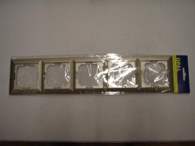 Opal Ramka 5-krotna opal/perła satyna