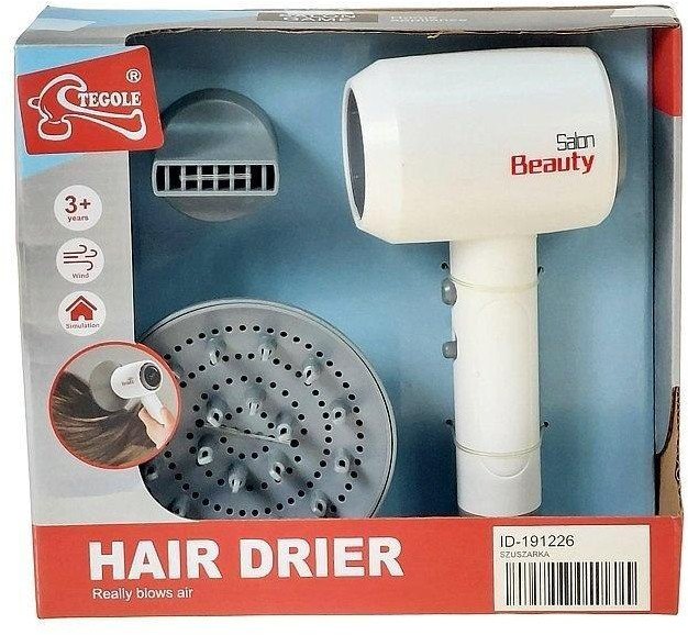 Suszarka do włosów na baterię z końcówkami