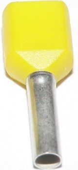 Erko Końcówka tulejkowa podwójna izolowana żółta (TV_6-12/100)