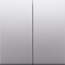 Kontakt-Simon Klawisz podwójny do SW7/2XM i SW6P1M Simon 54 srebrny mat (DKW9/43)