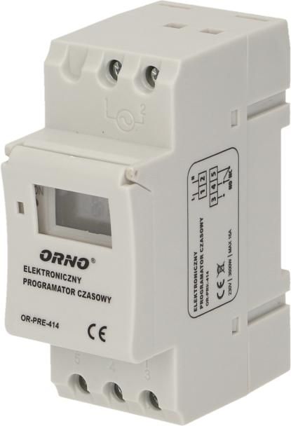 Orno Programator czasowy 16A dobowy/tygodniowy (OR-PRE-414)
