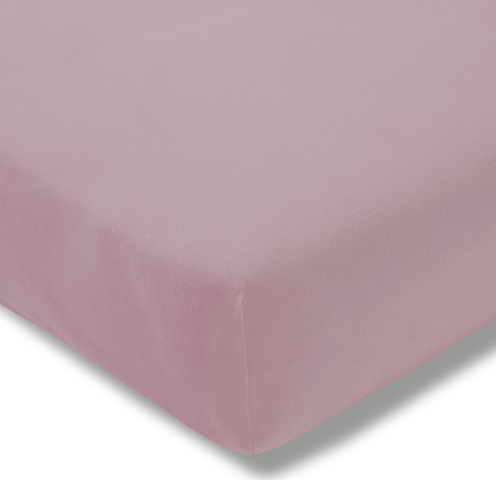 Estella Prześcieradło z gumką zwirnjersey 150x200 cm ORCHIDEE jersey
