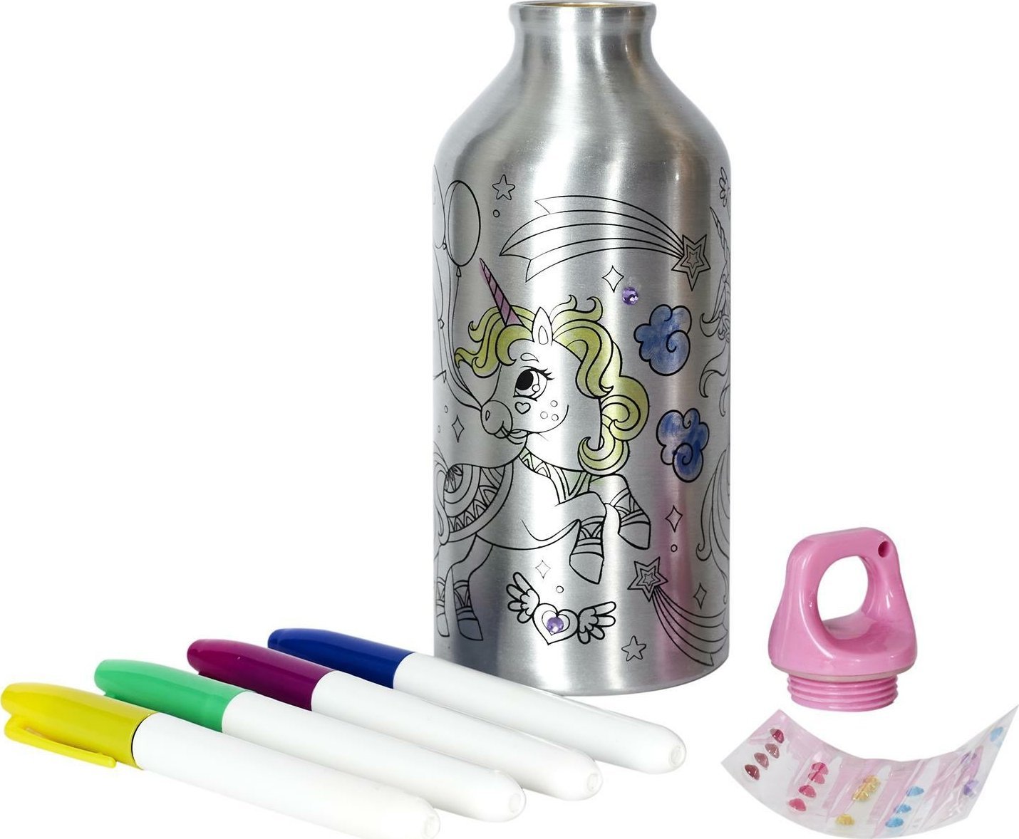 Intesi INTESI BUTELKA NA WODĘ DO KOLOROWANIA DLA DZIECI