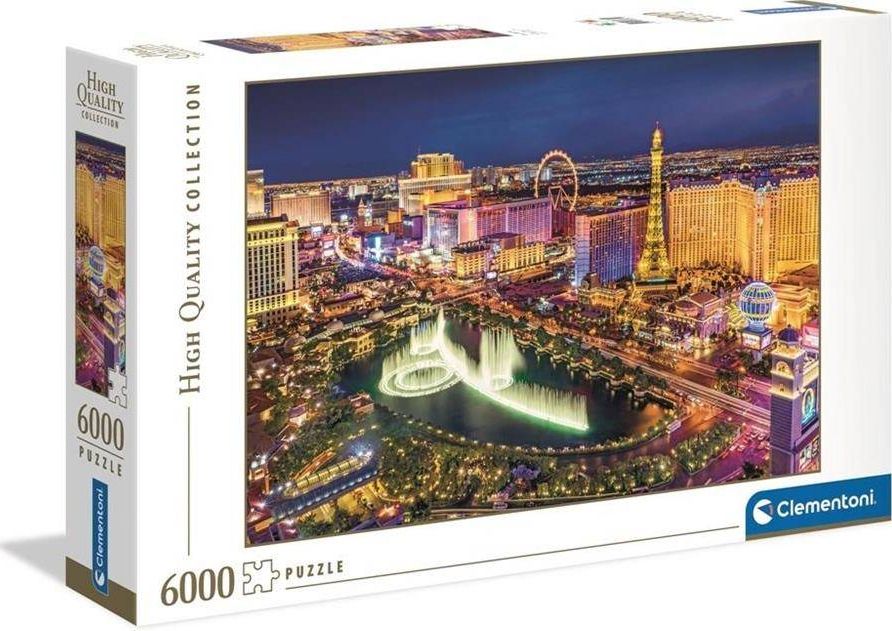 Clementoni Puzzle 6000 HQ Las Vegas uniw.