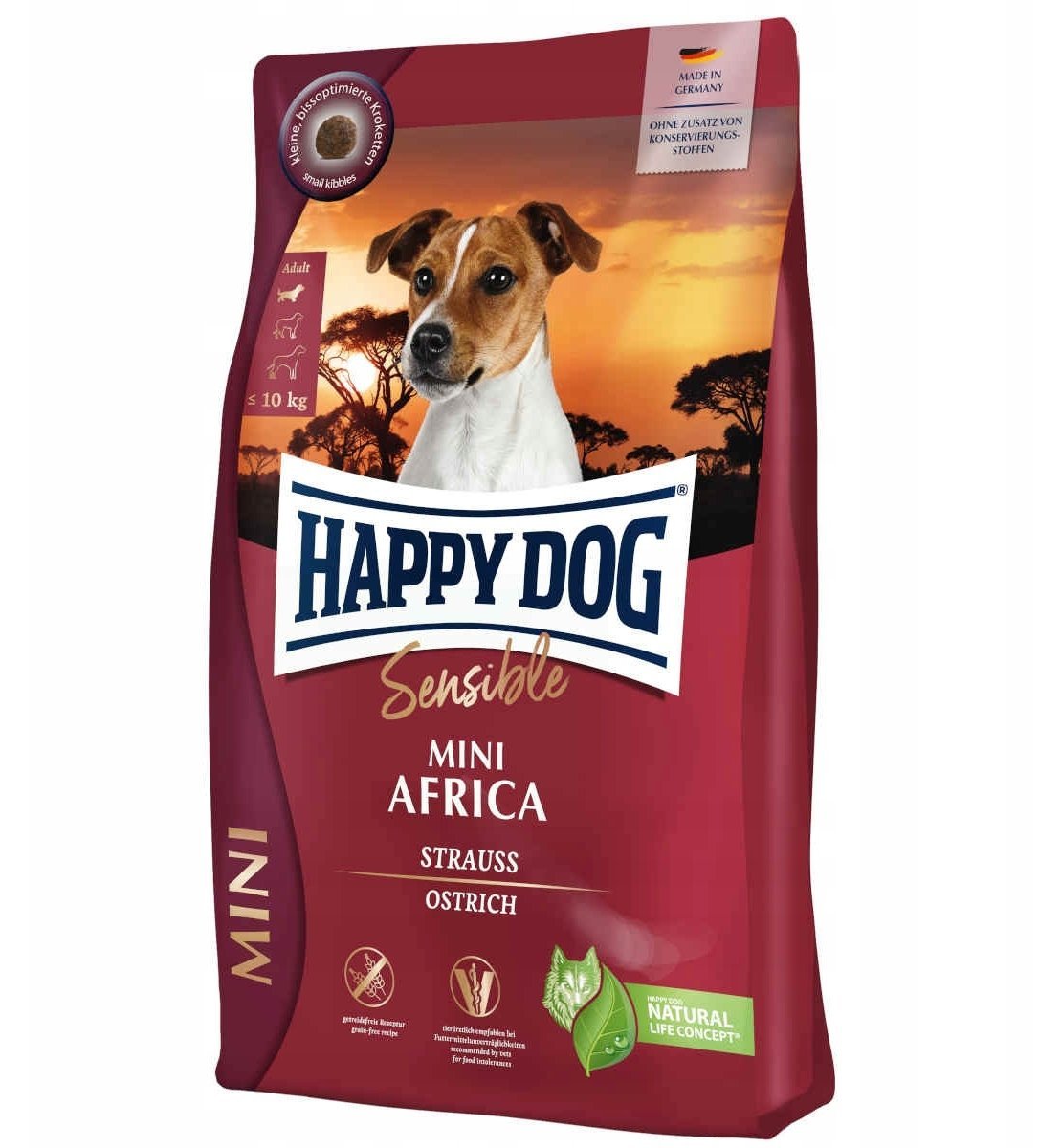 Mini Africa, karma sucha, 800 g