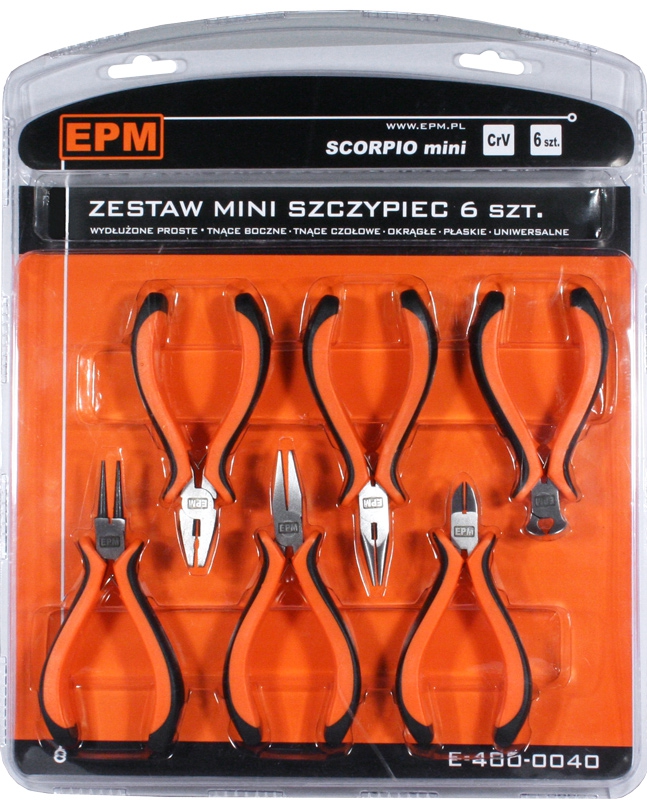 EPM Zestaw mini szczypiec 6 szt. CRV Scorpio (E-400-0040)
