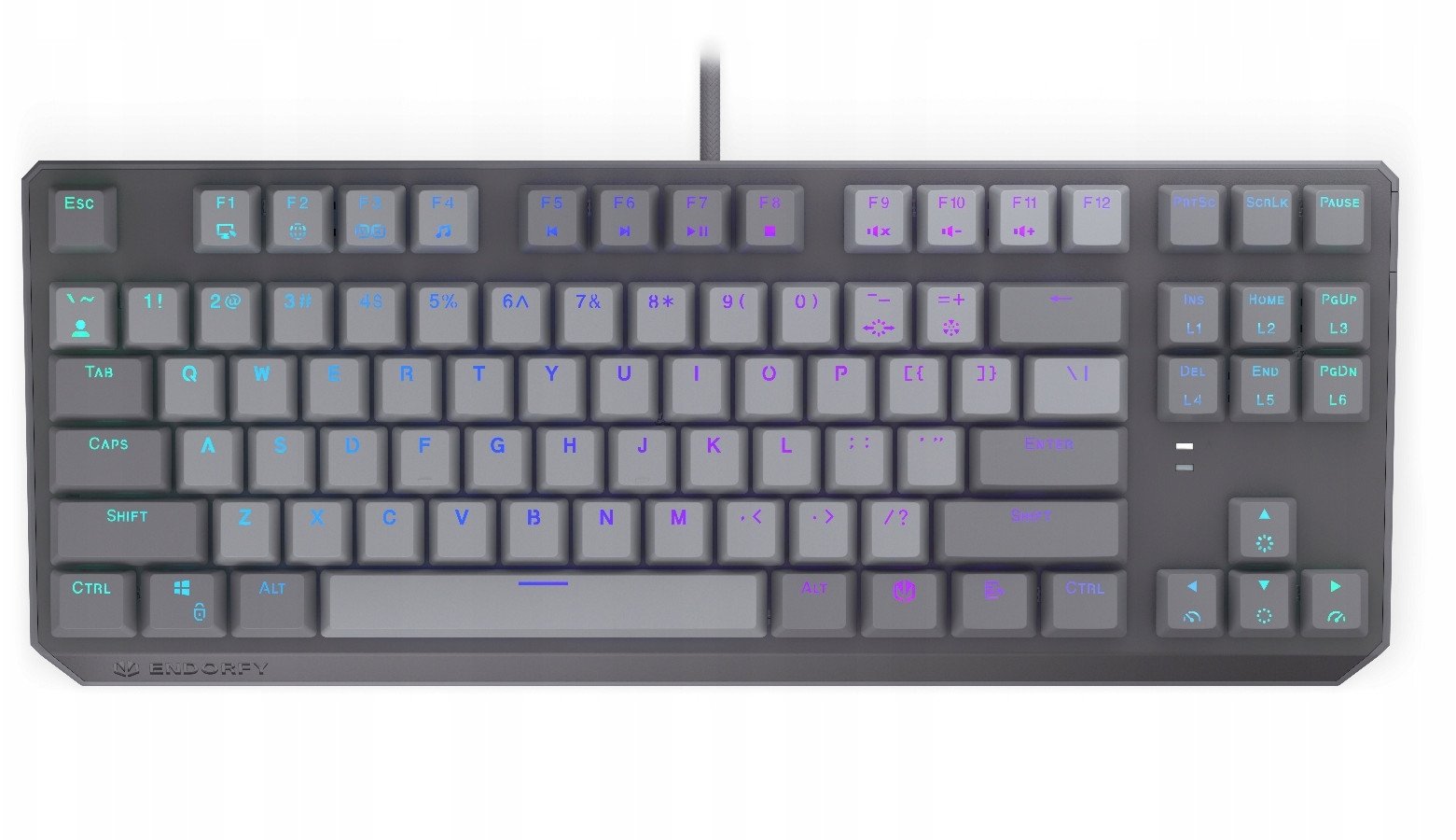 Klawiatura Endorfy Thock V2 TKL ENDORFY Red (EY5A126)