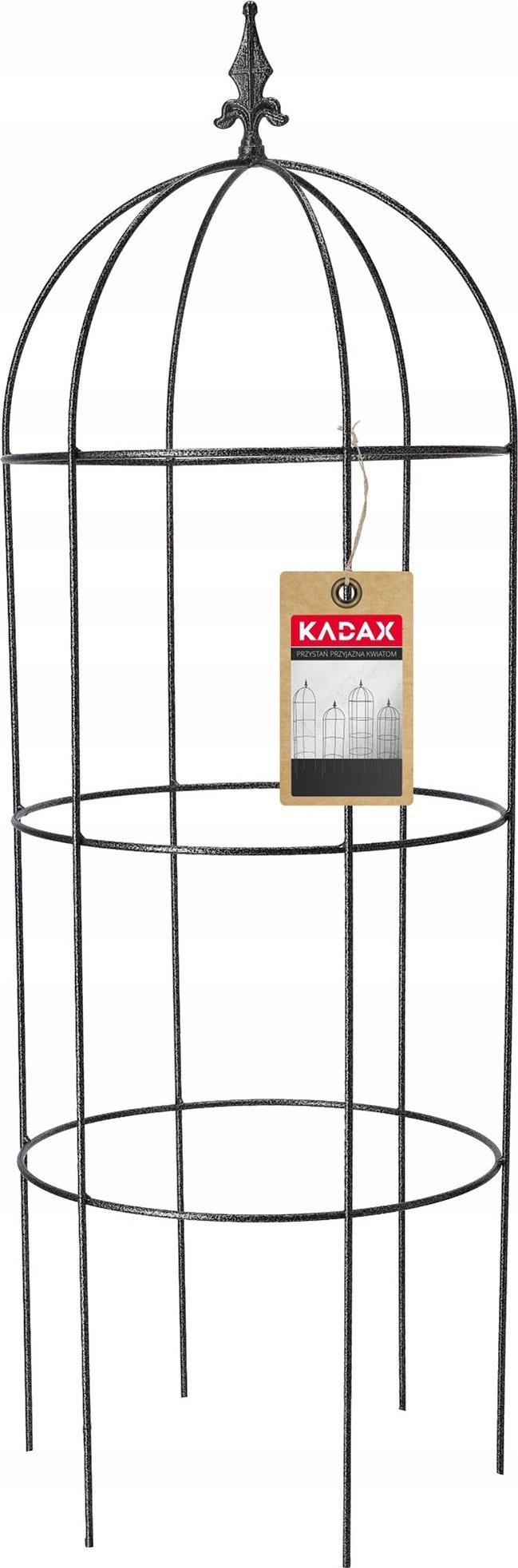 Kadax Obelisk Ogrodowy Metalowy Na Kwiaty Róże 120 cm