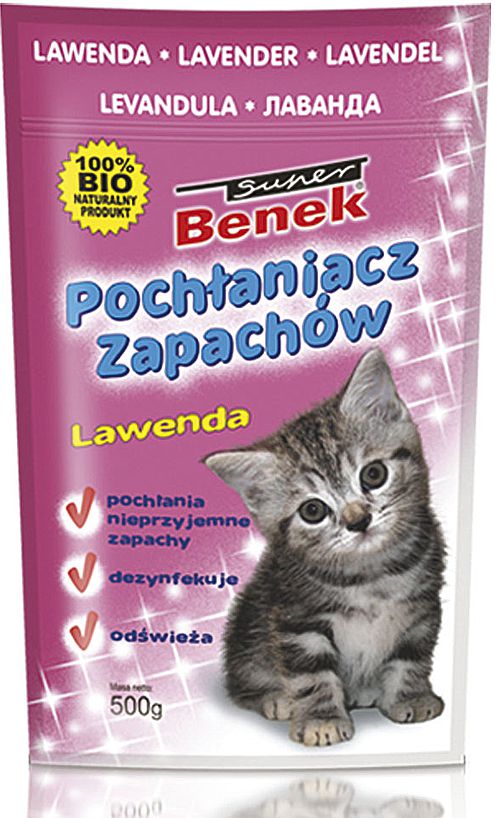 Super Benek Pochłanaicz zapachów Super Benek Lawenda - 450g