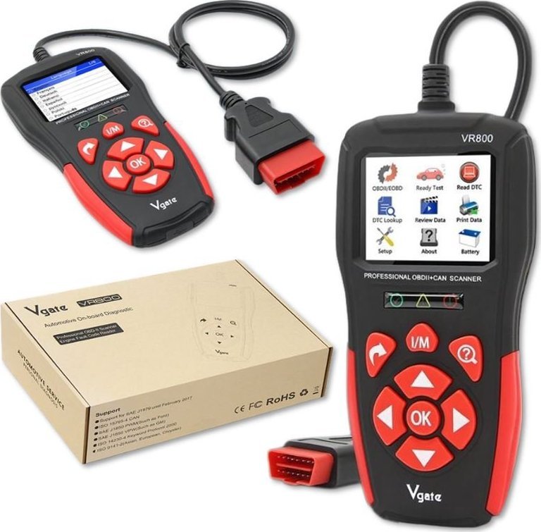 Triton Vgate VR800 Interfejs diagnostyczny Tester OBD2 PL