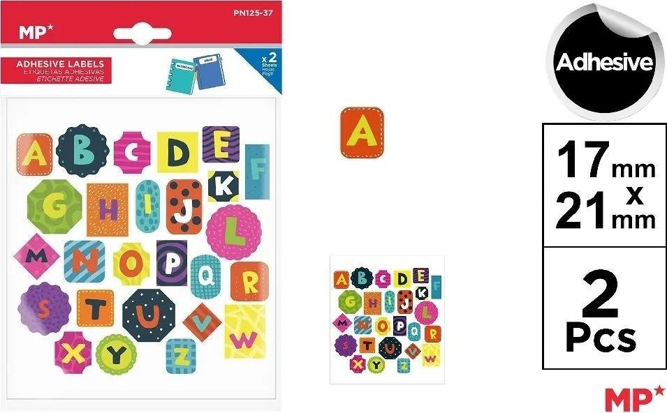 V-TAC Naklejki literki 2 arkusze