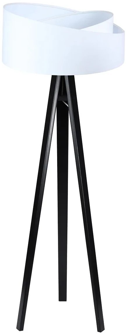 Lampa stojąca GEMSTONE biała/czarna BPS KONCEPT