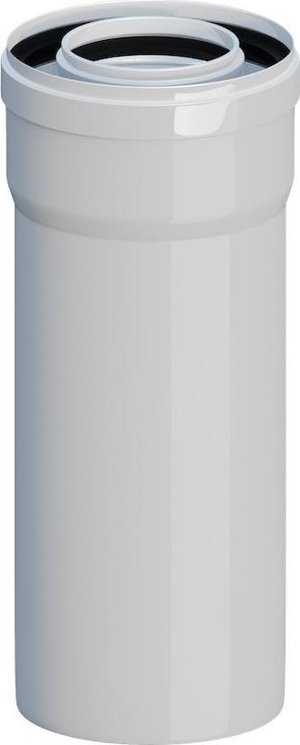 Ricom RURA PROSTA KONC PP-AL L500 DN80/125 USZCZ.