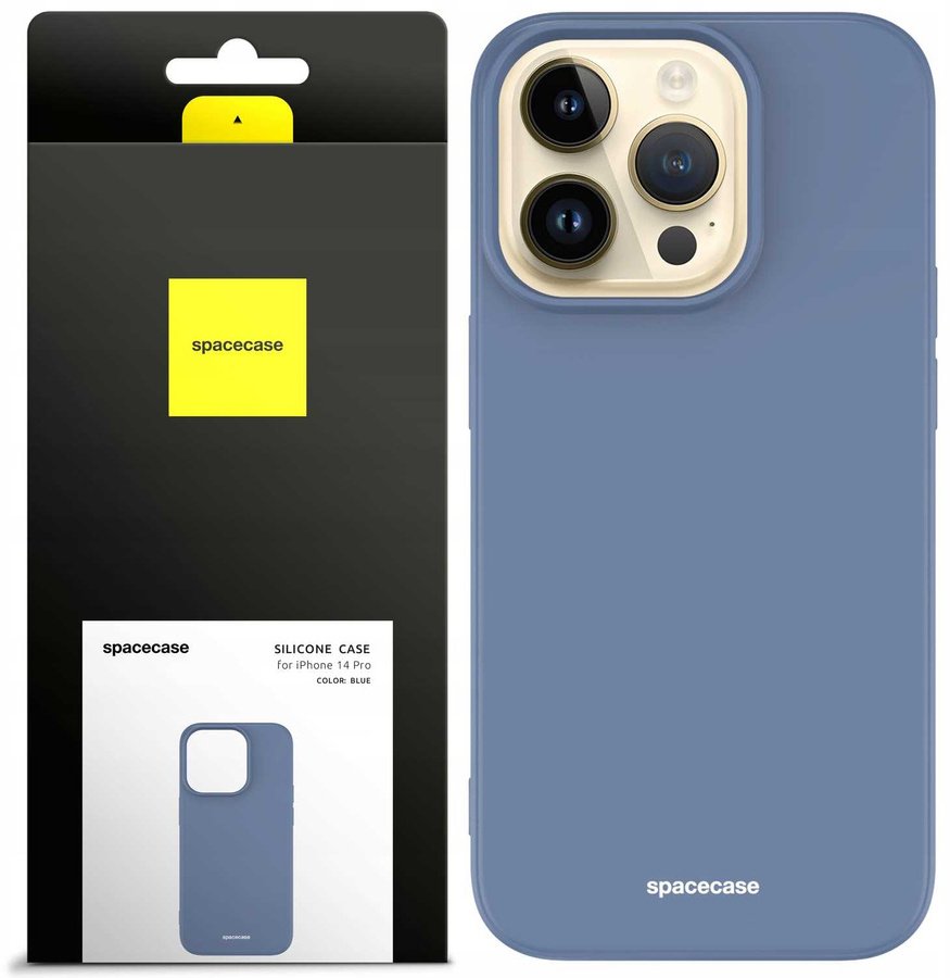 SpaceCase Etui Silicone Case iPhone 14 Pro Max blue standard